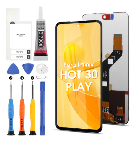 // Para Infinix Hot 30 Play Pantalla X6835 Táctil Lcd