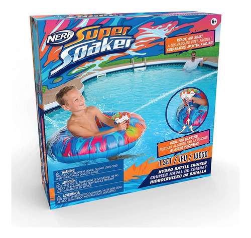 Flotador Inflable Para Alberca Nerf Super Soaker Hydro Battl