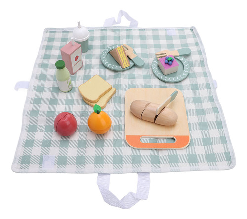 Juego De Juguetes De Pícnic Para Niños De Alta Simulación, E