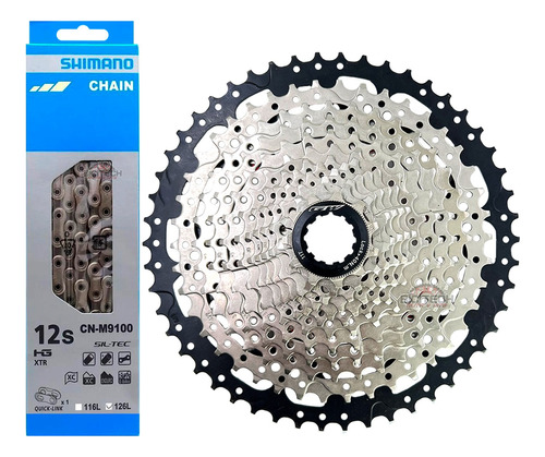 Pacha 12 Velocidades Gw 11-50 Mtb + Cadena Shimano Xtr