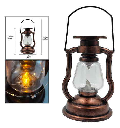 Linterna De Camping Led Con Energía Solar, Linternas De