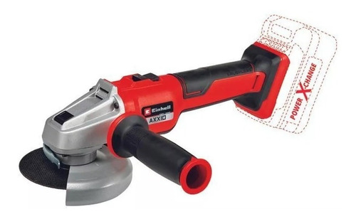 Amoladora Inalámbrica Einhell Power X-change Axxio 18/115 Q Color Rojo