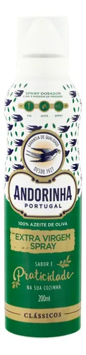 Azeite de Oliva Extra Virgem Spray Português Andorinha Clássicos Frasco 200ml