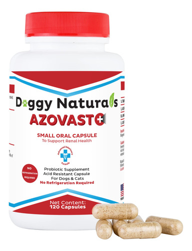 Azovast Plus Suplemento De Salud Renal Para Perros Y Gatos, 