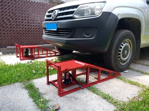 Imagen 4 de 10 de Elevador Para Autos Y Camionetas - Rampa Hidráulica - 2 Ton