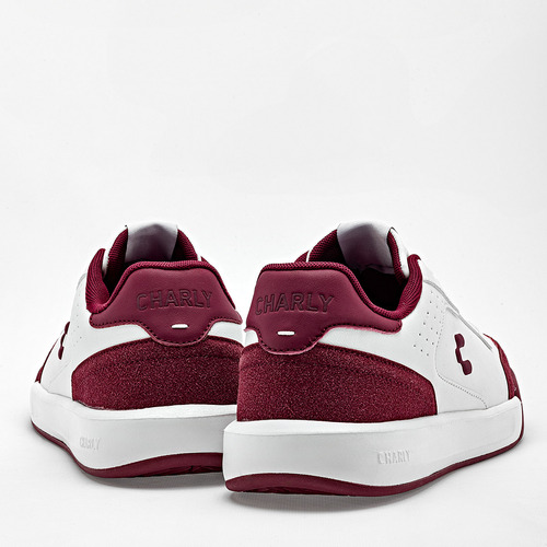 Tenis Hombre Charly 1086709008 Blanco Vino