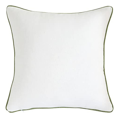 Fundas Almohada Bordadas 45 X 45 Cm 2 Decorativas Floral