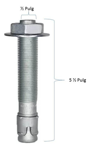 Ramplug 1/2 X 5-1/2 Hilti Anclaje Perno Expansivo 