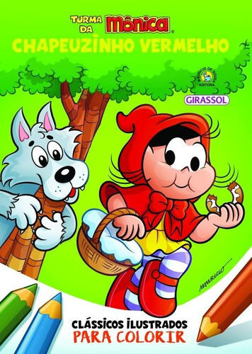 Livro Tm - Classicos Para Colorir - Chapeuzinho Vermelho