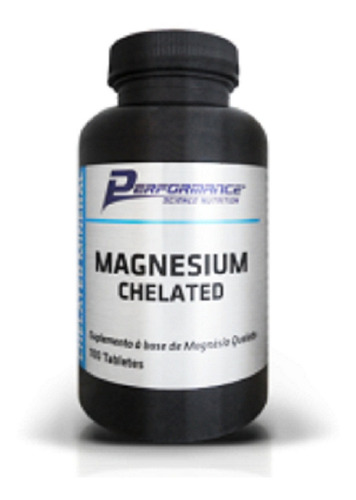 Magnésio Quelato 260mg Performance Nutrition 100 Tabletes