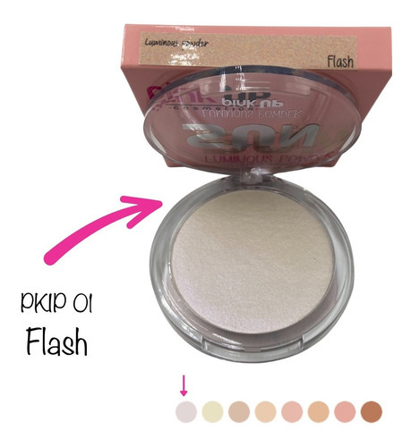 Base De Maquillaje En Polvo Pink Up Sun Luminous Powder 10g