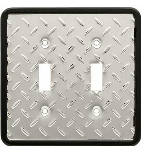 Placa De Pared Con Doble Interruptor De Diamante, El