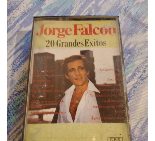 Cassette Jorge Falcón 20 Grandes Éxitos Original Usado