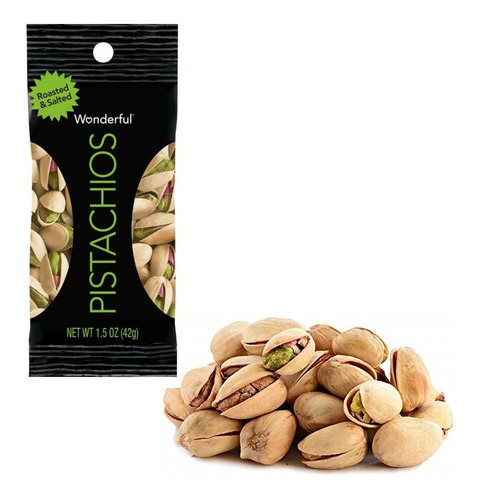 Pistachios Tostados Y Salados Wonderful X 6 Uds 42gr