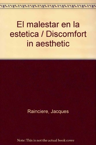 Malestar En La Estetica, El - Jacques Ranciere