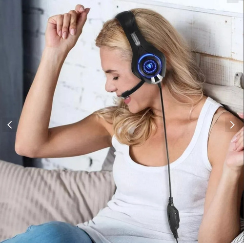 Imagen 8 de 9 de Audifono Gamer Con Microfono Para Pc Ps4 Switch Gm-1