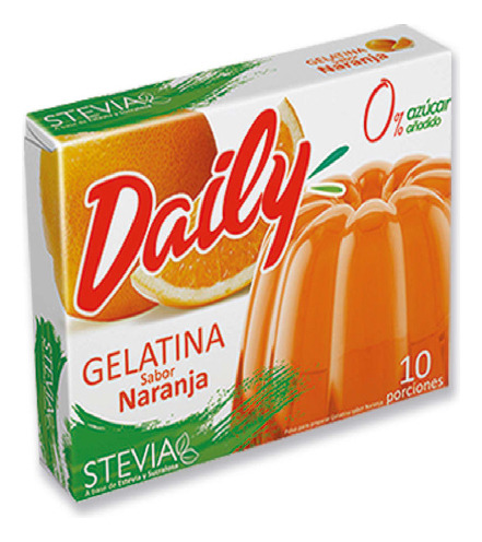 Gelatina C Stev Daily 22.5gr Naranja (2uni)super