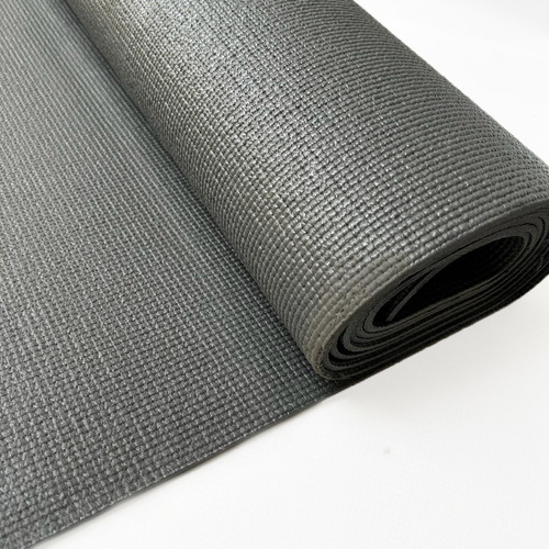 Imagen 1 de 2 de Colchoneta Ejercicios Yoga Pilates Gym 4mm Gris Lichytex