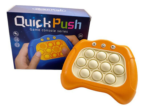 Quick Push Consola D Juego Pop It Silicona Con Luz Y Sonido 