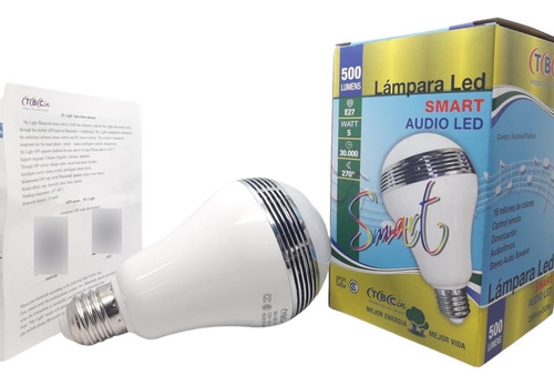 Tbcin Lampara Led Smart Audio Bulbo 5w E27 230v 500lm