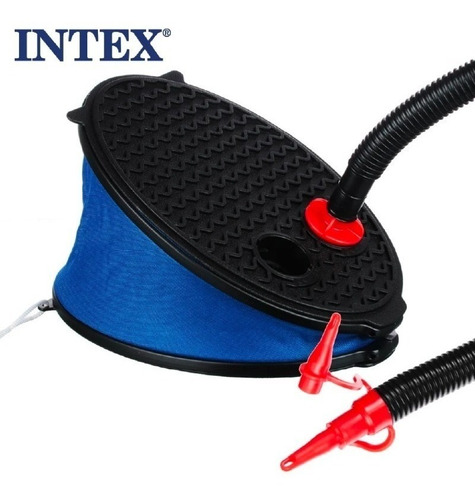 Bombin Inflador Manual De Pie 28cm Intex 69611