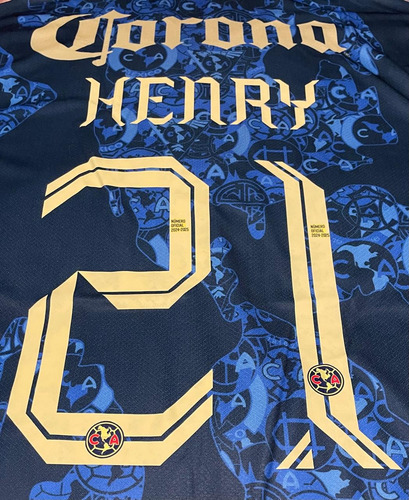 Jersey Visita Playera Henry 21 América 2024-2025