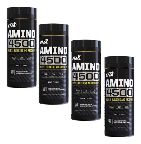 4 Amino 4500 Ena Sport 150 C/u Tabs Aminoácido Masa Muscular