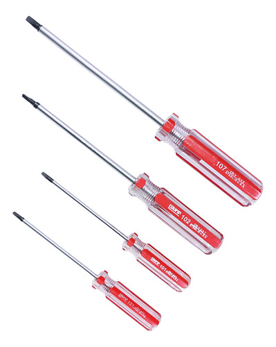 Kit De Destornilladores Triangulares, 4 Piezas