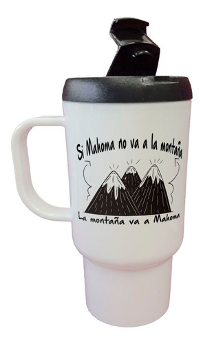 Jarro Termico Frase Si Mahoma No Va A La Montaña