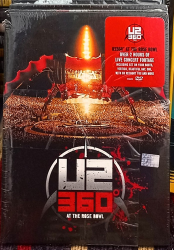U2 360° At The Rose Bowl 2 Dvd Nuevos Sellados 