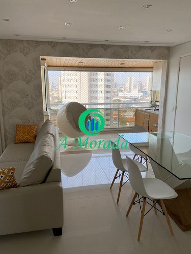 Imagem 1 de 16 de Lindo Apartamento 114m² Todo Mobiliado Alto Padra Para Venda Centro, Santo Andre !!! - Ap00068 - 4341849
