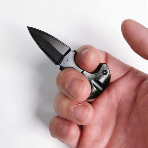 Cuchillo Mini Acero Inox Con Colgante Y Estuche - Multiusos