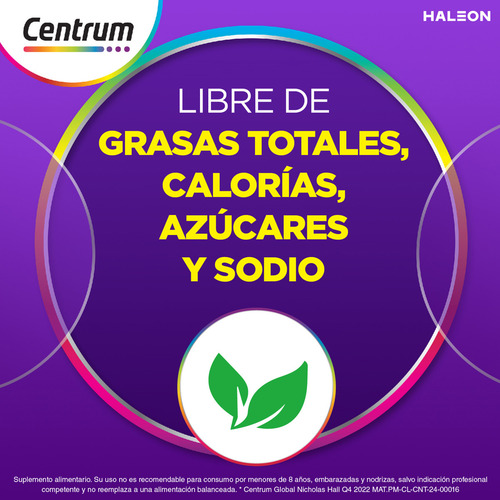 Multivitaminico Centrum Mujer 60 Comprimidos Original