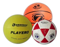 Comprar Set De Pelotas De Basquet, Futbol Y Voleibol Tamanaco