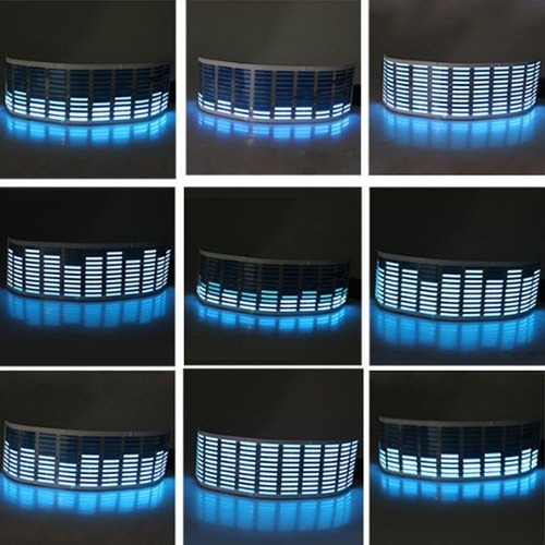 Ecualizador De Flash De Audio Music Rhythm Sound, Azul