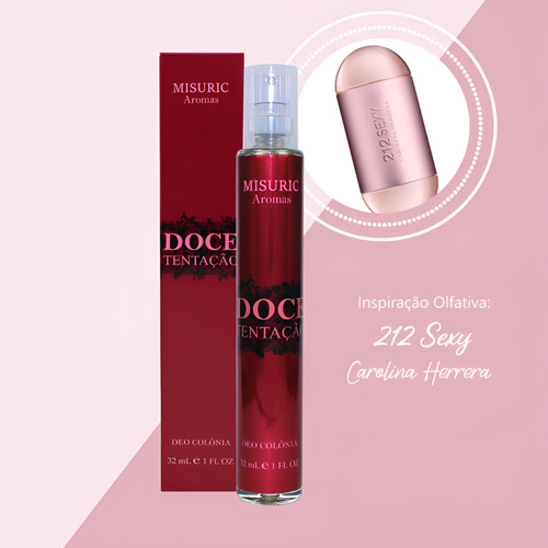 Misuric Aromas - Deo Colônia 32 Ml Doce Tentação - Feminino