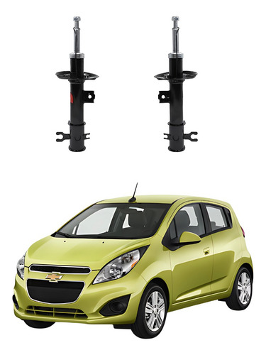 Par Amortiguadores Delanteros Chevrolet Spark 1.2 2011-2017