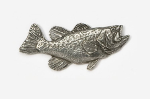 Pin Pewter Lobina Largemouth Bass Gg Harris Wildlife # 120