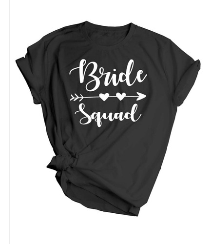 Playeras Bride Squad Team Despedida De Soltera 5 Pz