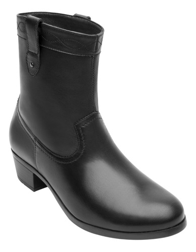 Bota De Tacón Flexi 110010 Negro Piel Dama