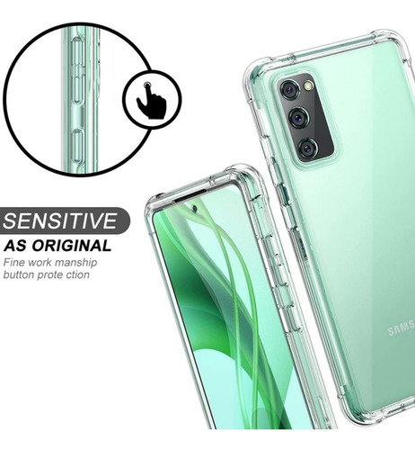 Imagen 3 de 10 de Funda 360 Protege 100% Compatible Con Samsung S20 Fe