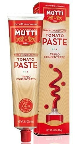 Mutti Parma Pasta De Tomate Triple Concentrado 185 G