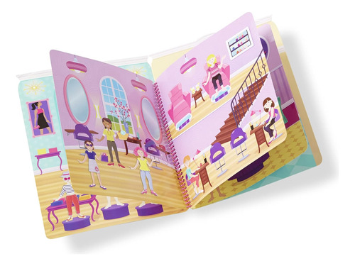 Melissa Doug Libro De Actividades Con Pegatinas: Día De Glam
