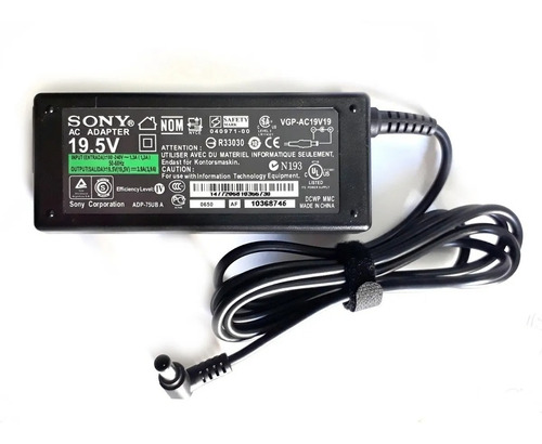 Cargador Sony 19.5w 3.9a 75w