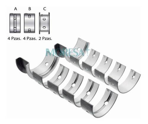 Metales Bancada Eclipse 1996-2005 Sohc 2.4l Moresa 10