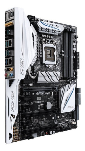 Tarjeta Madre Asus Z170-deluxe Ddr4 Hdmi Displayport 115 /vc Color Negro