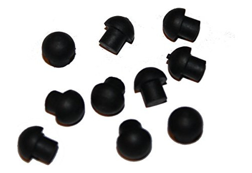 Black Rubber Button Piano Cabinet Bumper 5/16  Conjunto De 1