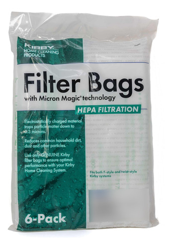 Kirby Micron Magic Micro Allergen Bolsas Para Filtro De Aspi