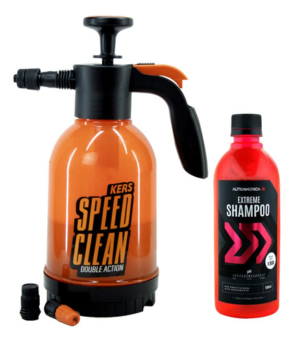 Pulverizador Snow Foam Manual 2l Speed Clean Kers 3 Bicos