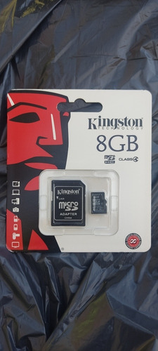 Memoria Micro Sd De 8gb Clase 4 Marca Kingston